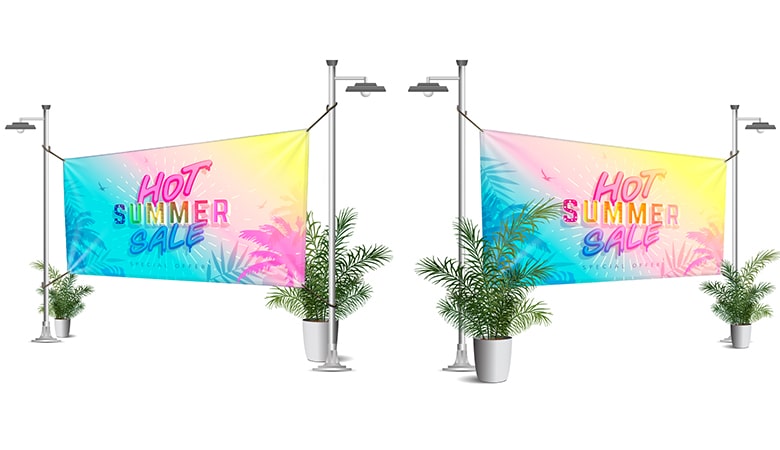 Custom Double Sided Banners | Printmoz